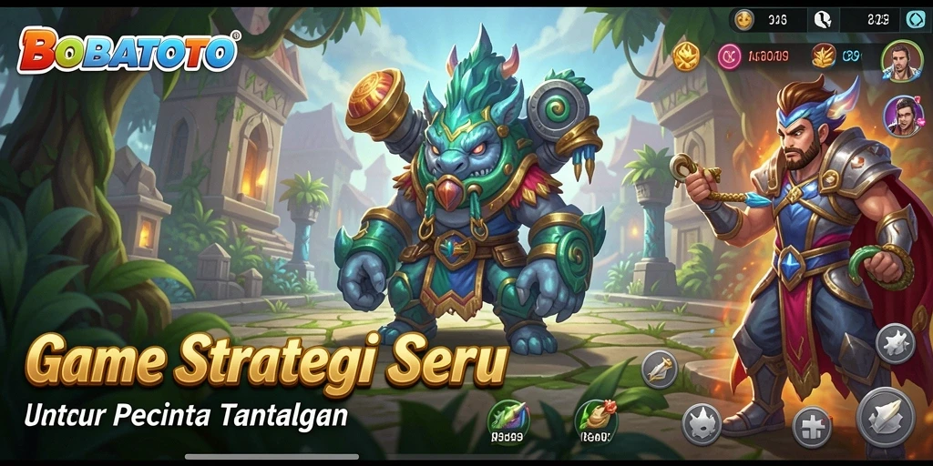 Gameplay seru dan strategi mendebarkan di BOBATOTO.