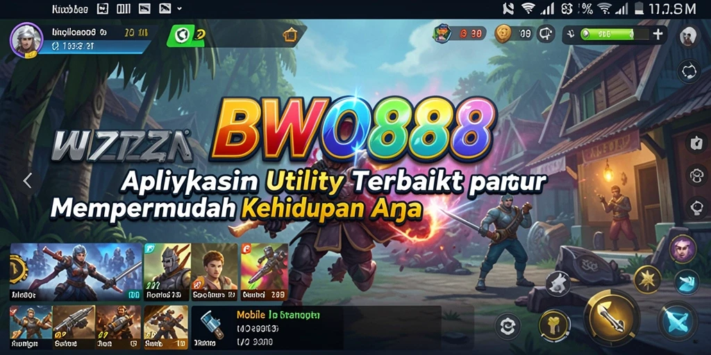 Tampilan antarmuka BWO888 yang intuitif dan mudah digunakan.