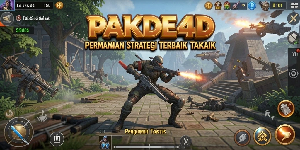 Tangkapan layar PAKDE4D yang menampilkan aksi strategis mendebarkan.