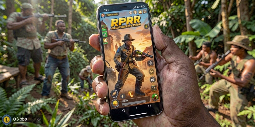Visual menarik dari gameplay RPRR yang penuh warna.