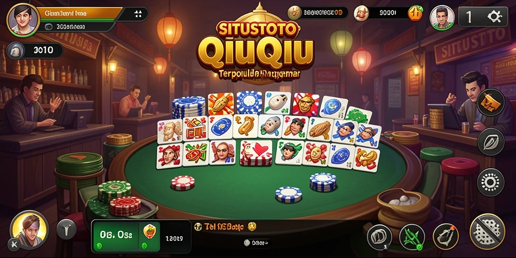 Screenshot SITUSTOTO yang menunjukkan gameplay seru QiuQiu.
