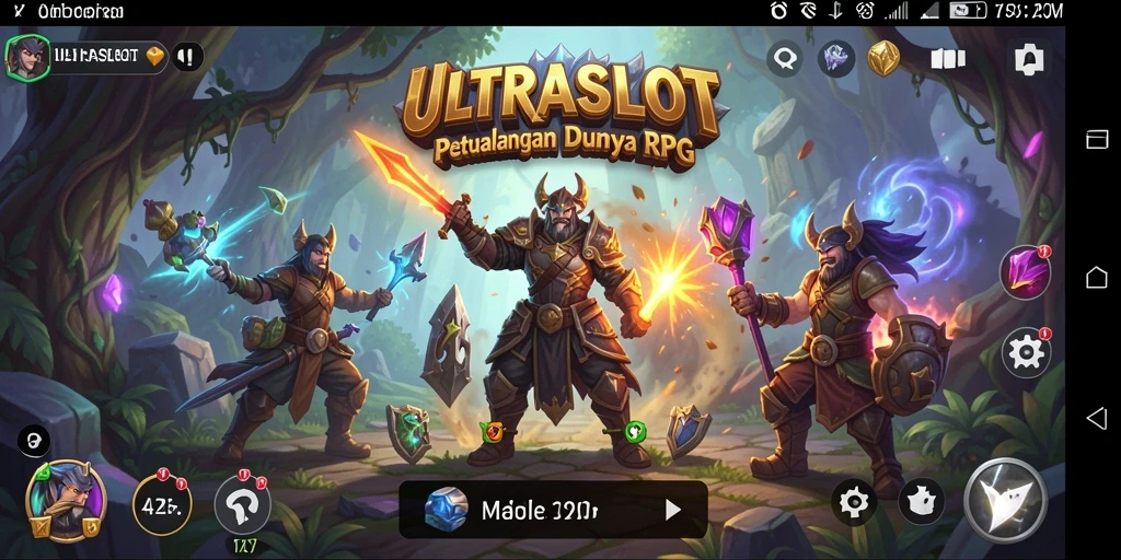 Tampilan gameplay ULTRASLOT yang seru dan penuh aksi.
